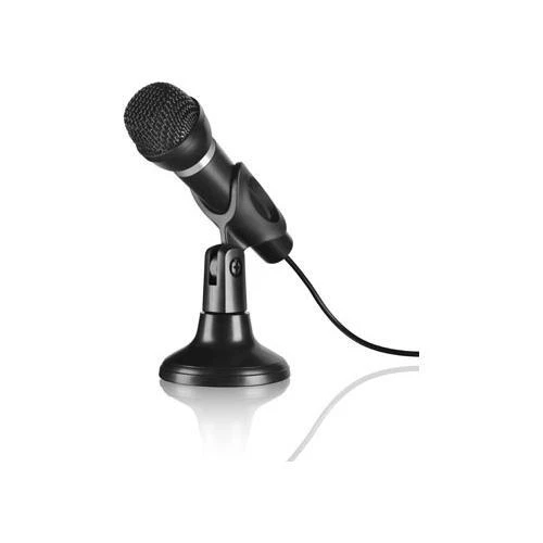 SL-8703-BK SPEEDLINK Capo Scrivania & Mano Microfono Con 2m Cavo, Nero - Immagine 2 di 4