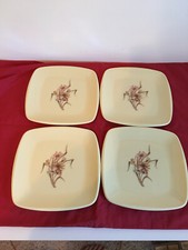 Lot of 4 Harmony House Melmac Talk of The Town 10" Dinner Plates