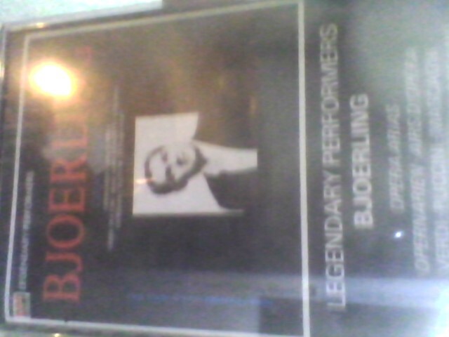 Legendary Performers: Bjoerling: Opera Arias AUDIO CASSETTE TAPE FREE POST