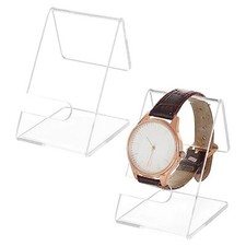 2PCS Acrylic Watch Display Stands, Clear Watch Holder Organizer Jewelry Watch