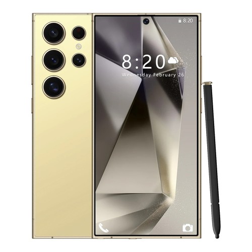 Phantom Sx25 Pro - Téléphone Portable 6,8" Couleur Jaune Or - Capacité 8+256 Go