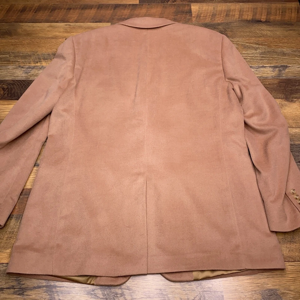 Abrigo Deportivo Croft Barrow Para Hombre 46 Largo Marrón Calce Clásico Nuevo Foto 3 de 4