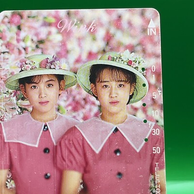 Sachiko Suzuki Shoko Aida Wink Vintage Telephone Calling Card