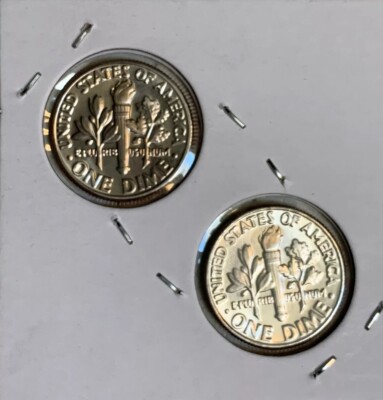 1982 D & 1983 D Roosevelt Dimes Ch BU US (2 Coins) | eBay