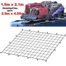 Heavy Duty Cargo Net Latex 5 x 7 Foot For Chevrolet Silverado 2500HD/3500HD 1500