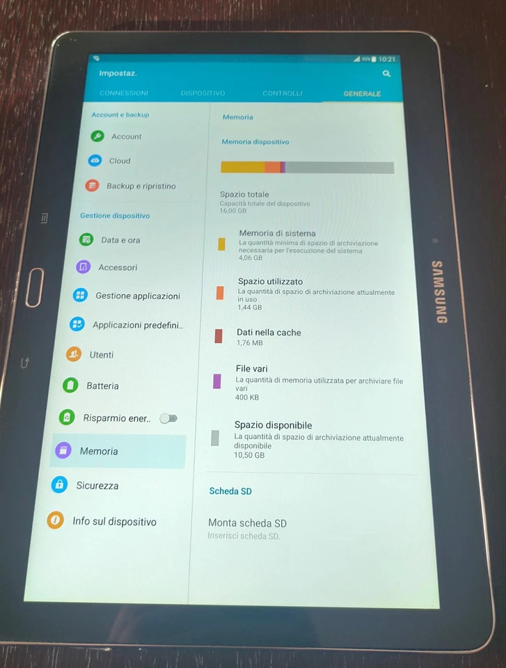 Samsung Note 10.1 2014 Edition - Modello SM-P605 - 4G LTE - WIFI - Immagine 4 di 4