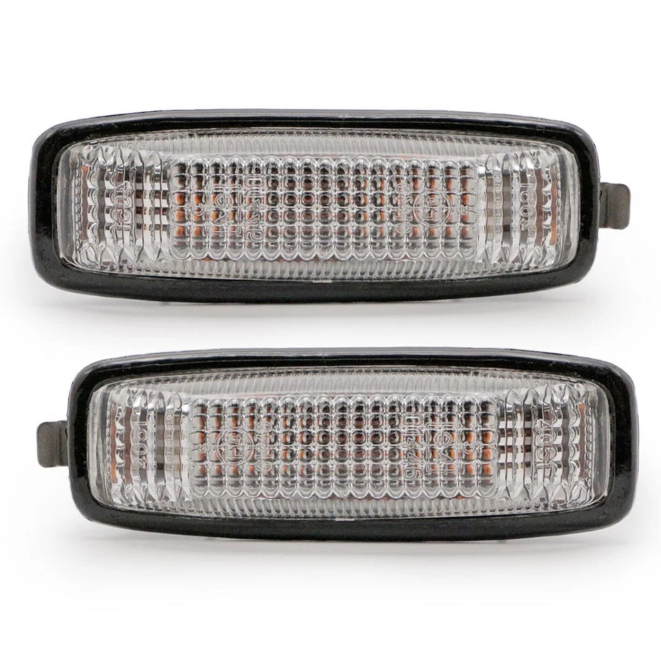 Par de luces de señalización laterales transparentes para Honda Accord sedán 4 puertas 1994-1997 Foto 2 de 4