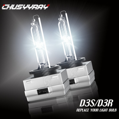 2x 6000K D3R HID Xenon Headlight Replacement Bulbs Super Bright