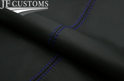 BLUE STITCH LEATHER 2X REAR DOOR TRIM COVERS FOR FORD FOCUS MK3 11-14 5DR JF1 - Afbeelding 4 van 6