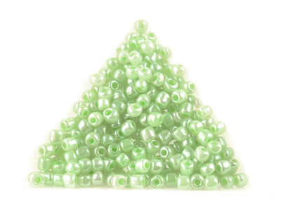 Rocailles Perlen 4 mm in mint 300 Stück von Vintageparts, DIY-Schmuck, Toho