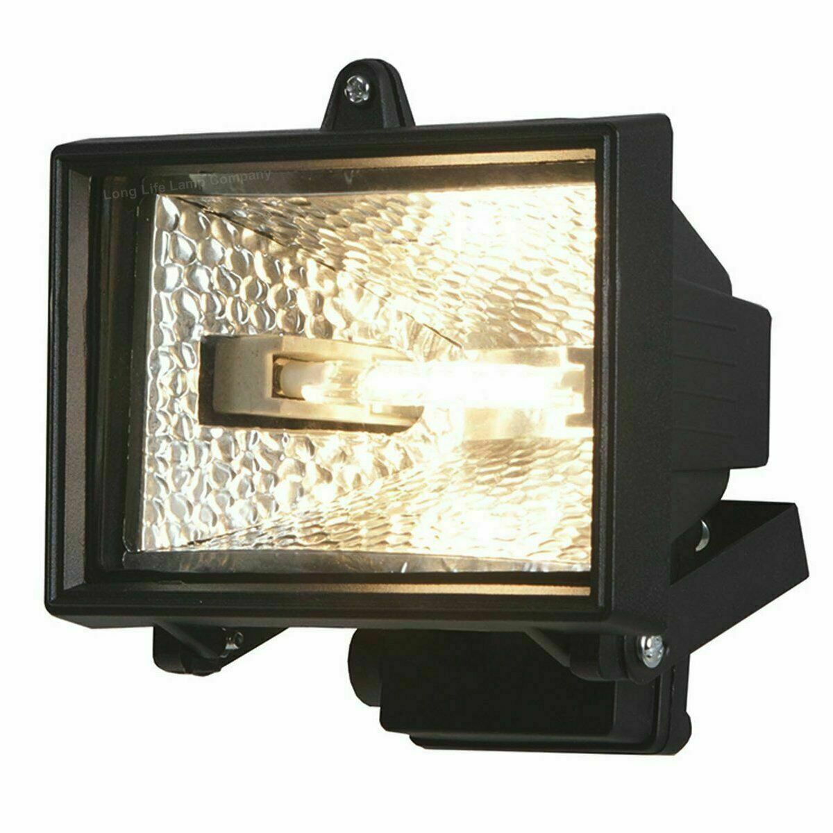 Halogen Floodlight Rectangular LED or Halogen R7S Floodlight Security Bulbs in 78mm or 118mm Warm or ...