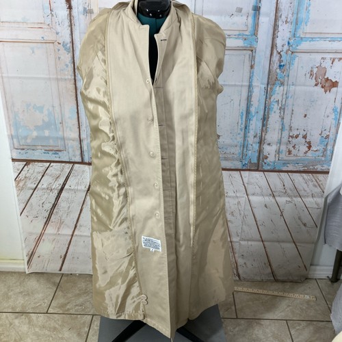 Misty Harbor Women's Rain Trench Coat Size 10P Petite Missing zip out Li Vintage - Picture 9 of 14