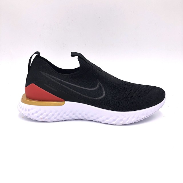 NIKE Epic Phantom React Flyknit Black University Red BV0415-004 Womens Size 8.5 | eBay