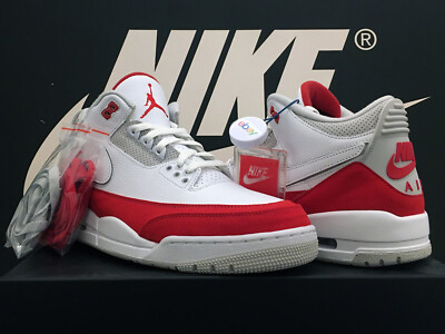 DS 2019 NIKE AIR JORDAN 3 RETRO TH SP UK11 EU46 MAX 1 III TINKER BRED 4 OG RARE