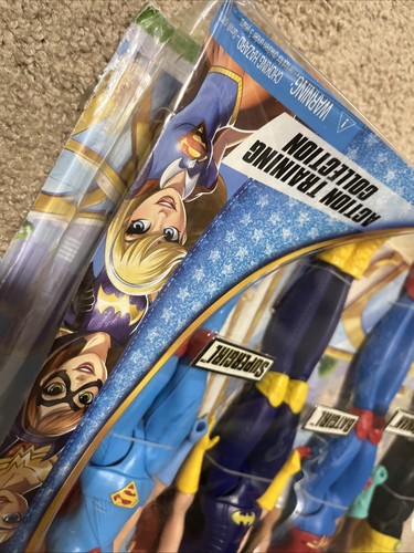 2016 DC Super Hero Girls 4 Dolls Action Training Collection 4 Pack Imperfect Pac - Picture 5 of 10