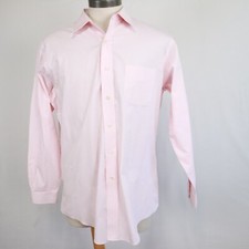 Brooks Brothers Shirt Mens 16.5-4/5 Regent Non Iron Button Up Pink Long Sleeve