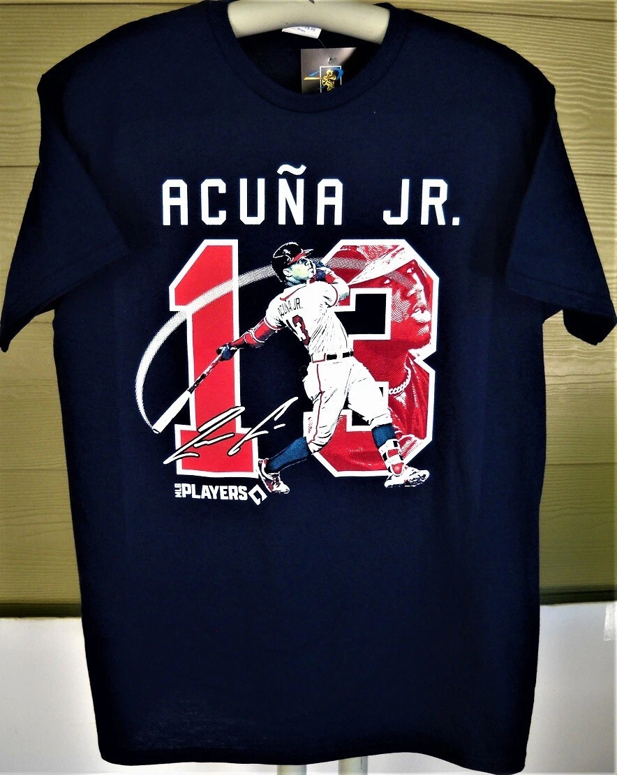 Nike Ronald Acuna Jr. Atlanta Braves Youth Name & Number T-Shirt - Red  (XLarge)