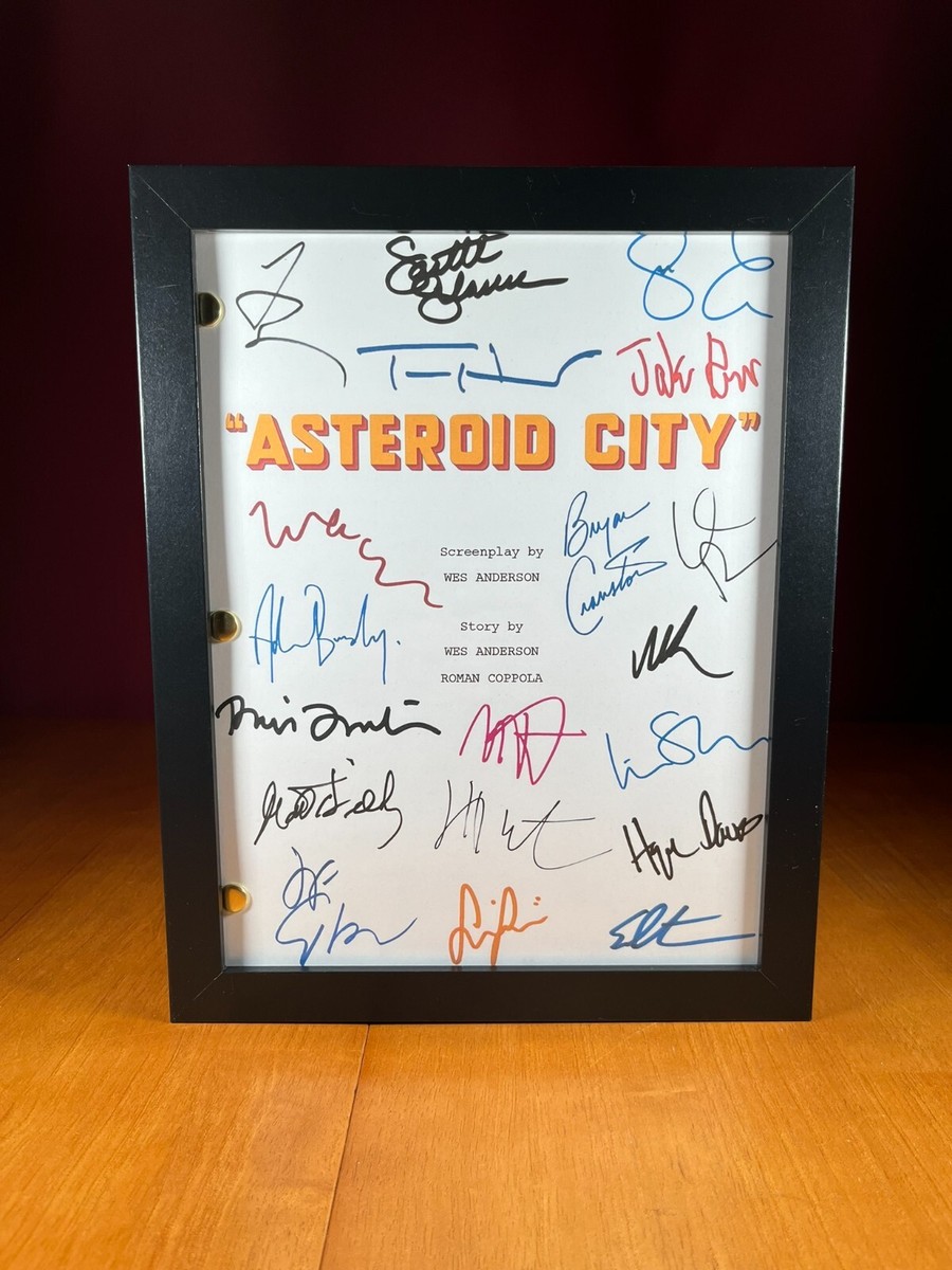 Asteroid City Script Signed- Autograph Reprints- 141 Pages