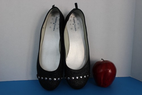 Faded Glory Women's BLACK Glittery Dressy Ballet FLATS~Size 6~Shoes~ - Picture 5 of 9