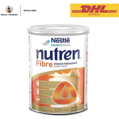 1 Tin Nutren Fibre Complete Nutrition Drink Vanilla Flavour Healthy Gut 800g