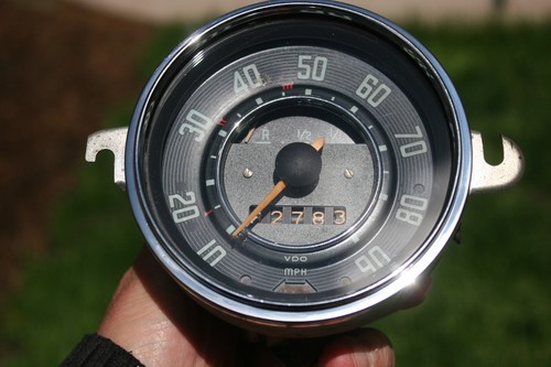 68 1968 VDO VW Bug Beetle Vintage 90 MPH Speedometer - 113957023B - Dated 2.68 - Picture 7 of 13