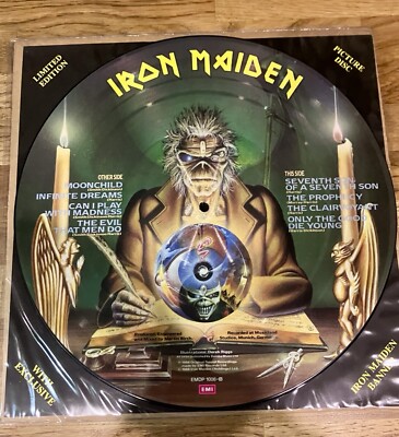 IRON MAIDEN SEVENTH SON レコード 昭和63年 Iron Maiden Seventh Son of a Seventh Son Picture Disc. Limited