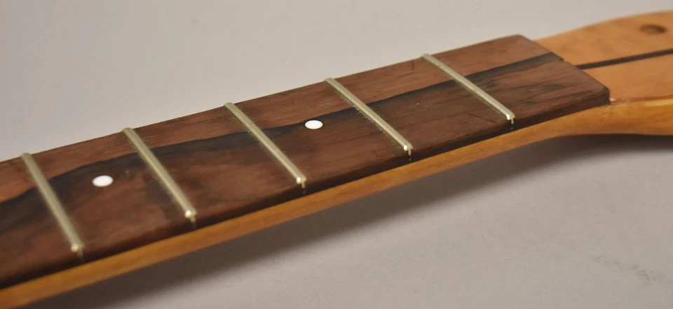 1960's Danelectro "Traditional Peghead/Bottle" Prototype Neck Natural w/Box - Image 4 of 4