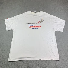 Vtg Lenox Tools Promo Logo T-Shirt Fits 2XL Saw Blades Workwear "Team Hackman"