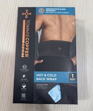Tommie Copper Sport Support Back Wrap Compression Cold Therapy Black