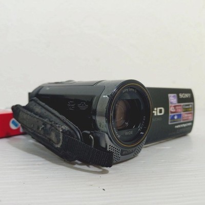 Sony HDR-CX180 Handycam HD Camcorder 30x Optical Zoom Black Tested