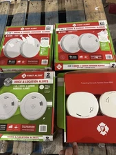 20X First Alert Voice & Location Smoke & Carbon Monoxide Alarms 2-Pack 40 Total