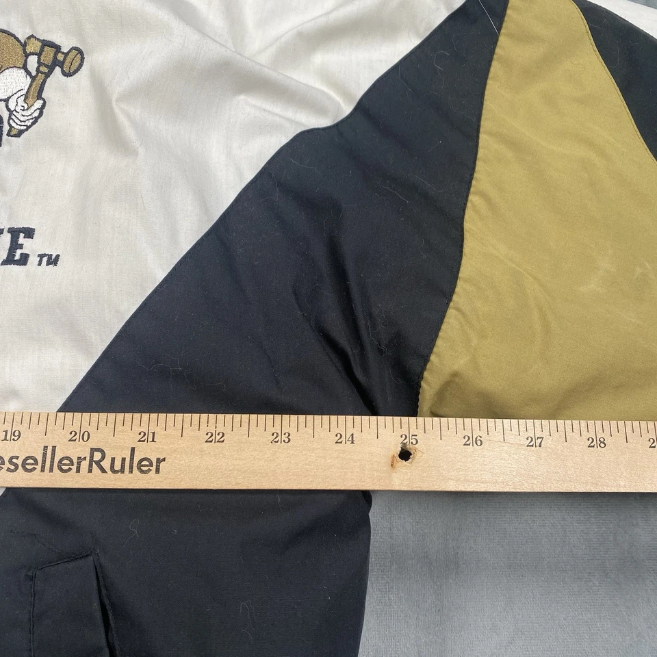 Abrigo Chaqueta Para Hombre Vintage Pro Player Purdue Boilermakers Puffer Stadium L Sudadera con Capucha Foto 4 de 4