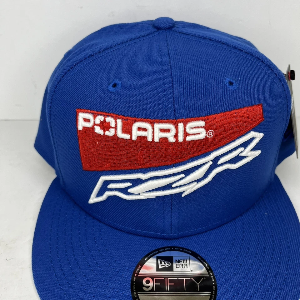 New Era Troy Lee Designs Hat Snapback Blue Polaris RZR Racing Baseball Cap New - Image 2 of 4