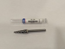 USA Carbide GARR SL-3A 74203 Aluminum Cut Rotary File/Burr Cone Head 3/8"