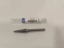USA Carbide GARR SL-3A 74203 Aluminum Cut Rotary File/Burr Cone Head 3/8"