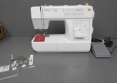 Husquarna Viking H Class E20 Portable Electric Sewing Machine w/ Accessories