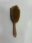Hair Brush Brown Black Engraved Decorative Handle Vintage Style Grooming Brush — photo 2