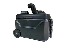 IcyBreeze v2 Pro-PORTABLE AIR COOLER 38 quarts, Blue/Black, 12V, Battery+Charger