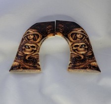 Ruger Wrangler Grips in ABS with the image of a Girl and Skull in a shroud