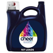 Cheer Liquid Laundry Detergent, HE Compatible...