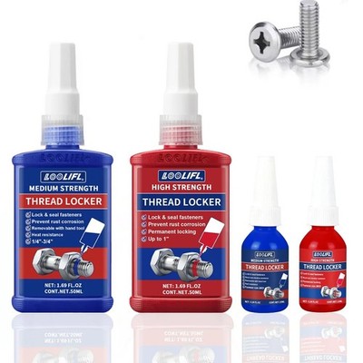 50 ML 243 Gewindesicherung Bolzenverschluss fest mittelfest Fast Fix Schraubkleber   UK*