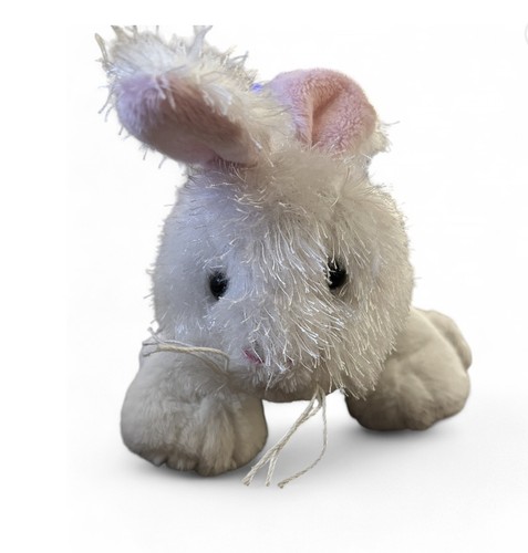 Ganz Webkinz White Bunny Rabbit 8 Inch Plush Fuzzy No Code Stuffed Animal Toy - Picture 2 of 3