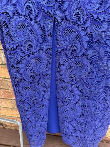 JS COLLECTIONS Simone V-Neck Lace Column Gown / Size 18 / Mother of the Bride - Picture 15 of 19