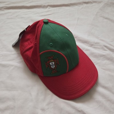 Portugal Mütze Erwachsene rot grün National Fußball Nike Kappe Y2K silber Etikett Swoosh