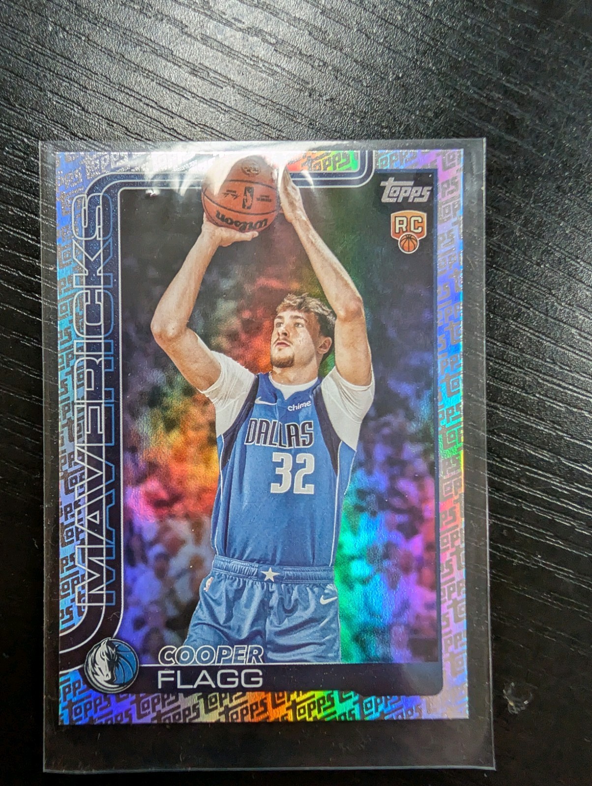 2025-26 Topps - Cooper Flagg #201 Topps Foil Pattern (RC)