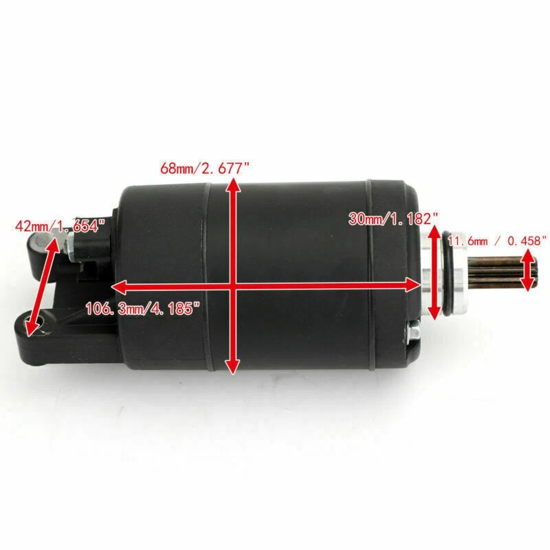 New Starter 9-Spline For Honda V300 C Stateline Sabre Interstate Fury 10-17 T08 Foto 3 de 4