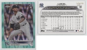 2022 Topps Chrome Sonic Aqua RayWave Refractor /199 Luis Gil #202 Rookie RC