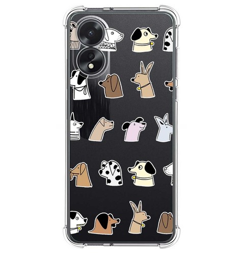 DESSEN Trasparente Cover per Oppo Realme C53 4G, Custodia Protettiva per Antiurto Bumper, Guscio Silicone con Protezione del bordo Dello Schermo Ispessita. Trasparente