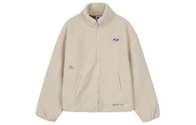 Nike Rabbit Year CNY Series Sportswear Fleece-Lined Woven Stand Collar Zip