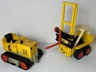 Playmobil Forklift 3506 & Bulldozer 3757 Replacement Parts Incomplete VTG Geobra